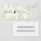 Leaf Illustration | Juniper Branchen Visitenkarte (Vorne/Hinten)