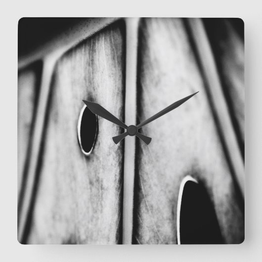 leaf is home quadratische wanduhr (Vorderseite)