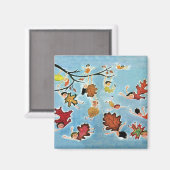 Leaf Kids Magnet (Vorderseite/Rückseite)