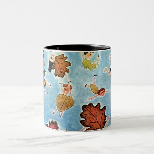 Leaf Kids Zweifarbige Tasse (Mittel)