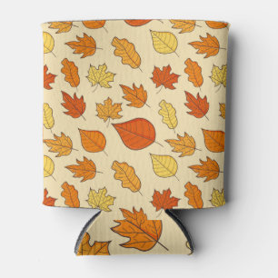 Leaf-Konzept: Muster für Autumn Symbol Dosenkühler
