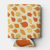 Leaf-Konzept: Muster für Autumn Symbol Dosenkühler (Rückseite)
