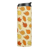Leaf-Konzept: Muster für Autumn Symbol Thermosbecher (Nach links gedreht)