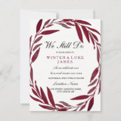 Leaf Kranz Wir lehnen die Einladung zur Verlängeru (Vorderseite)