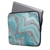 Leaf & Kurvur abstrakt Laptopschutzhülle (Vorderseite Links)