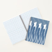 Leaf & Kurvur abstrakt Notizblock (Innenseite)