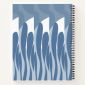 Leaf & Kurvur abstrakt Notizblock (Rückseite)