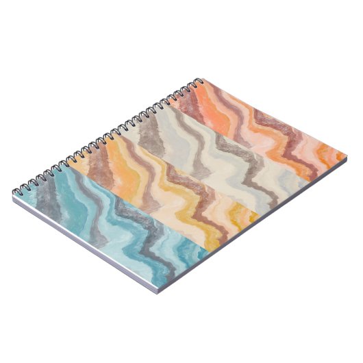 Leaf & Kurvur abstrakt Notizblock (Linke Seite)