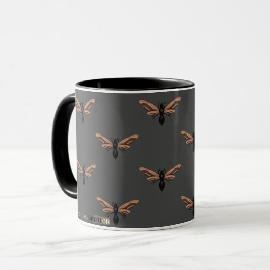Leaf-Kutter Tasse (Vorderseite Links)