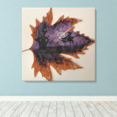 Leaf-Leinwand Art. Nr. 1 Leinwanddruck (Insitu (Holzboden))