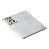 Leaf Letter A Notizblock (angewinkelt)