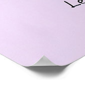 Leaf & Light - Minimalistisches Palmblätterblatt Poster (Ecke)