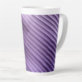 Leaf Lila Diagonal Milchtasse (Rechte Ecke)