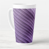 Leaf Lila Diagonal Milchtasse (Linke Ecke)