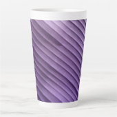 Leaf Lila Diagonal Milchtasse (Vorderseite)