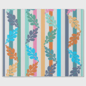 Leaf & Lines Geschenkpapier (Flach)