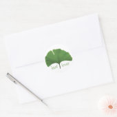 Leaf Lover Tree Hugger Runder Aufkleber (Umschlag)