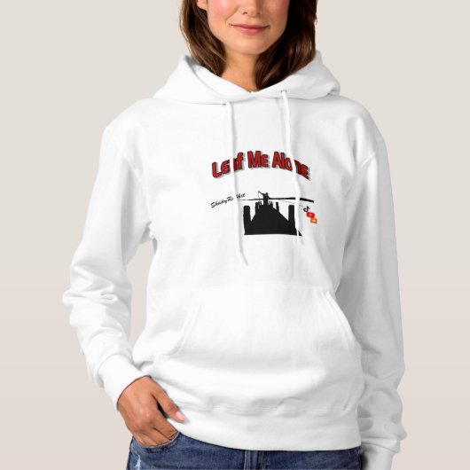 Leaf Me allein Logo Hoodie (Vorderseite)