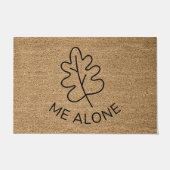 Leaf Me alleine Fußmatte (Vorderseite)