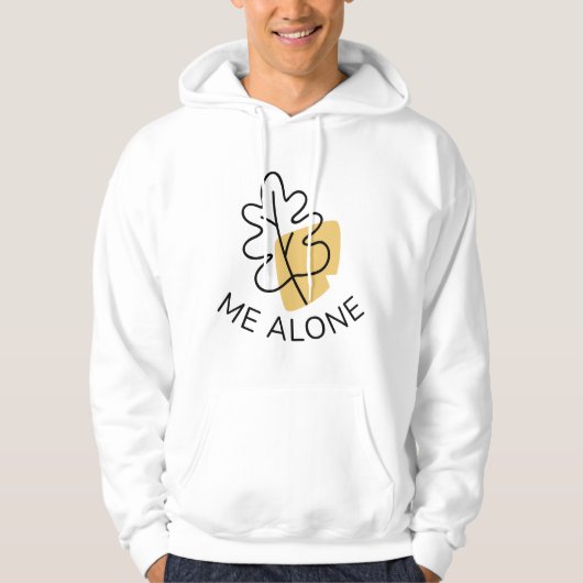 Leaf Me alleine Hoodie (Vorderseite)
