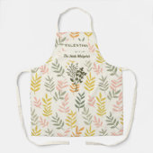 Leaf Minimalistisch Kochen mit Kräuterbekleidung Schürze (Vorderseite)