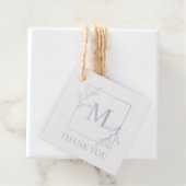 Leaf Monogram Geschenkanhänger (Mit Box)