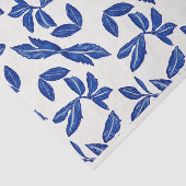 Leaf-Motif, blau-weiß, Keramik - Geschenke / Craft Seidenpapier (Ausschnitt)