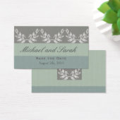 Leaf Motif Save the Date Custom (Schreibtisch)