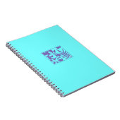 Leaf Motif Spiral Foto Notebook Notizblock (Rechte Seite)