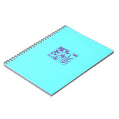 Leaf Motif Spiral Foto Notebook Notizblock (Linke Seite)