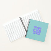 Leaf Motif Square Spiral Notebook Notizblock (Innenseite)