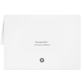 Leaf Motif Vielen Dank (Rückseite Horizontal)