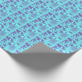 Leaf Motif Wrapping Paper Geschenkpapier (Ecke)