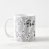 Leaf-Muster Beste Lehrerin je Kaffeetasse (Links)