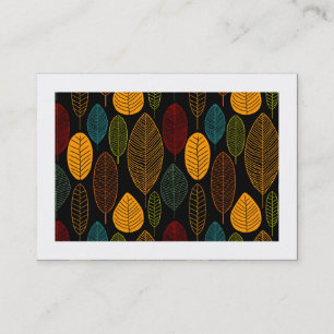 Leaf-Muster - Farben (begrenzt) Visitenkarte