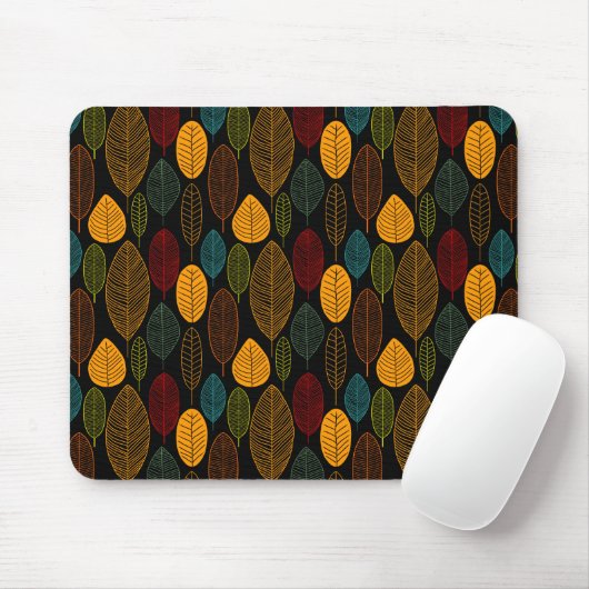 Leaf-Muster - Farben Mousepad (Mit Mouse)