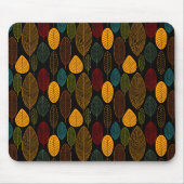 Leaf-Muster - Farben Mousepad (Vorne)