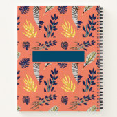 Leaf-Muster für Notebooks und Schreibpads Notizblock (Rückseite)