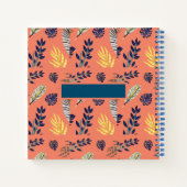 Leaf-Muster für Notebooks und Schreibpads Notizblock (Rückseite)