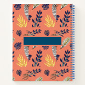 Leaf-Muster für Notebooks und Schreibpads Notizblock (Rückseite)