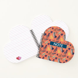 Leaf-Muster für Notebooks und Schreibpads Notizblock