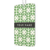Leaf-Muster, grüne Blätter, Ihr Name Autolufterfrischer (Links)