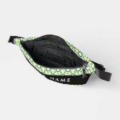 Leaf-Muster, grüne Blätter, Ihr Name Bauchtasche (Offen)