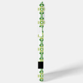 Leaf-Muster, grüne Blätter, Ihr Name Case-Mate iPhone Hülle (Rückseite / Rechts)