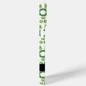 Leaf-Muster, grüne Blätter, Ihr Name Case-Mate iPhone Hülle (Rückseite / Rechts)