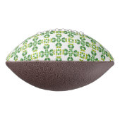 Leaf-Muster, grüne Blätter, Ihr Name Football (Gedreht 90)