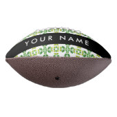 Leaf-Muster, grüne Blätter, Ihr Name Football (Gedreht 270)