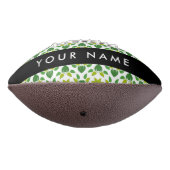 Leaf-Muster, grüne Blätter, Ihr Name Football (Gedreht 270)