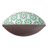 Leaf-Muster, grüne Blätter, Ihr Name Football (Gedreht 90)