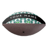 Leaf-Muster, grüne Blätter, Ihr Name Football (Gedreht 270)